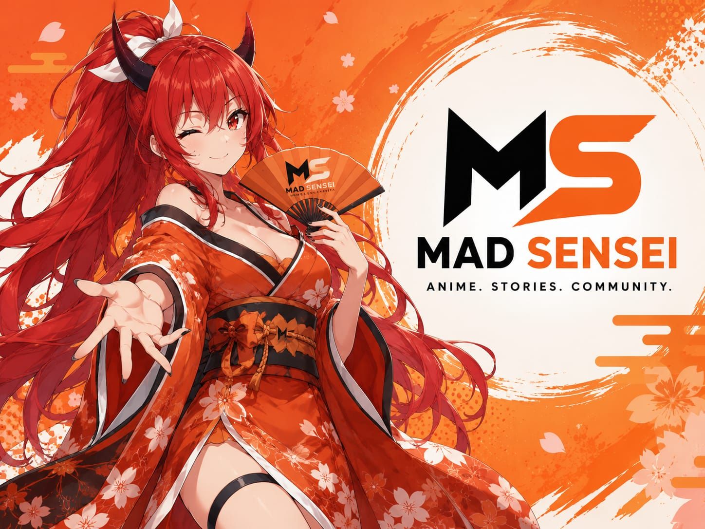 Mad Sensei mascot in kimono
