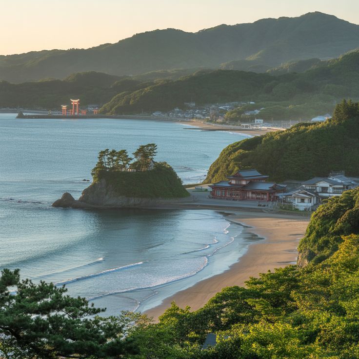 Coastal Shrine Japan