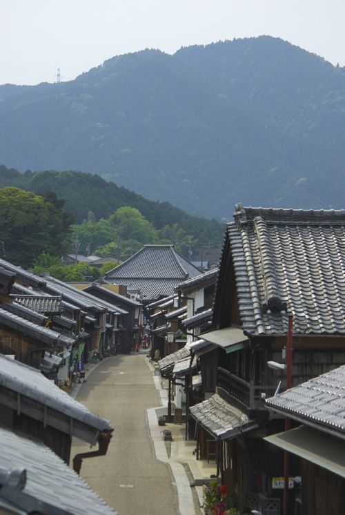 Castle Town Street Japan